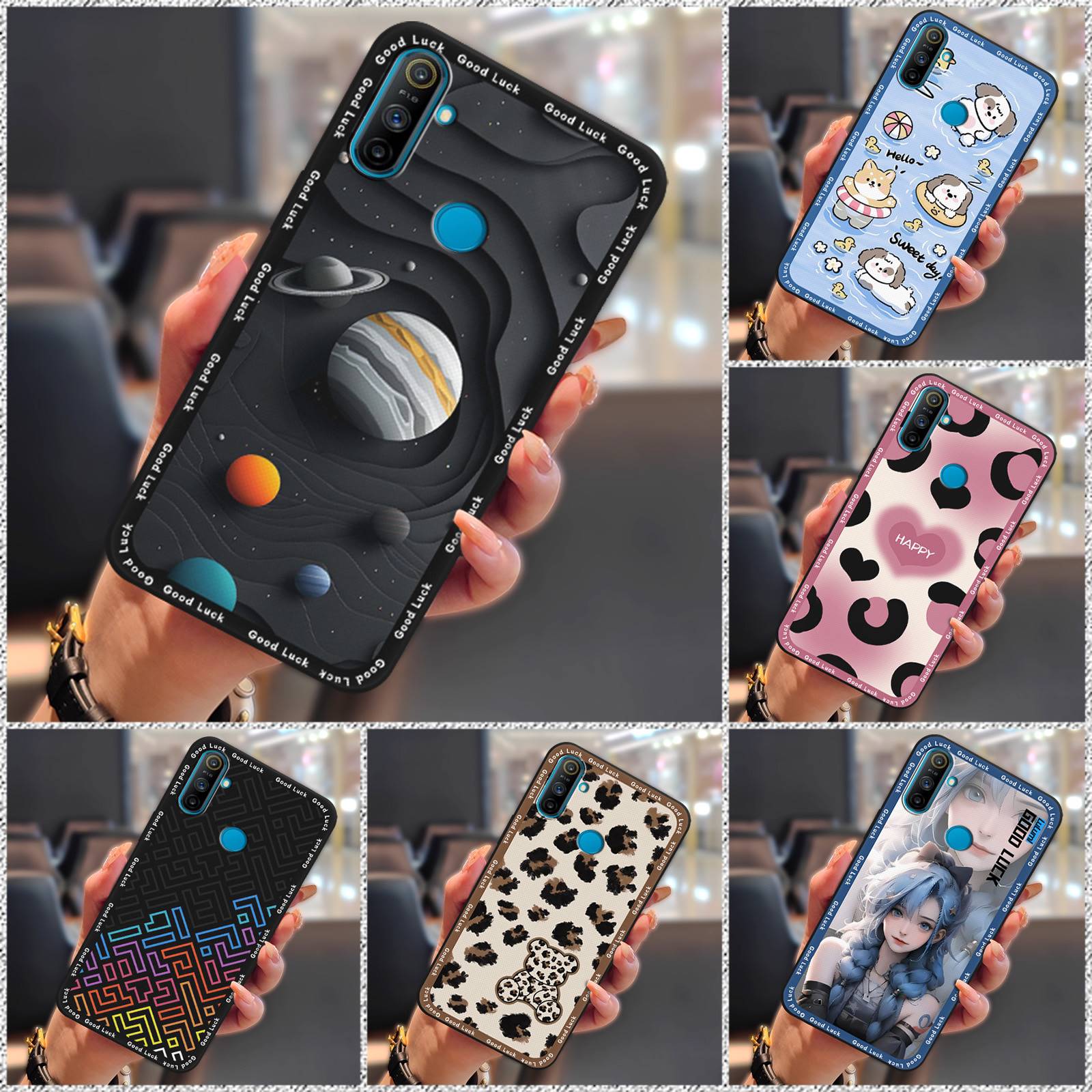 Fashion Design Back Cover Phone Case For OPPO Realme C3 With Fingerprint/Narzo 20A Full wrap Durable Shockproof Cute TPU OPPO Realme C3 With Finge
Fashion Design Back Cover Phone Case For OPPO Realme C3 With Fingerprint/Narzo 20A Full wrap Durable Shockproof Cute TPU OPPO Realme C3 With Finge