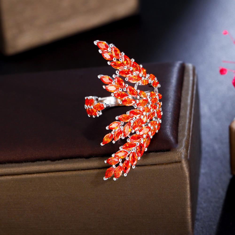 European Rhinestone Adjustable Tree Branch Ring платиновий/червоний
European Rhinestone Adjustable Tree Branch Ring платиновий/червоний