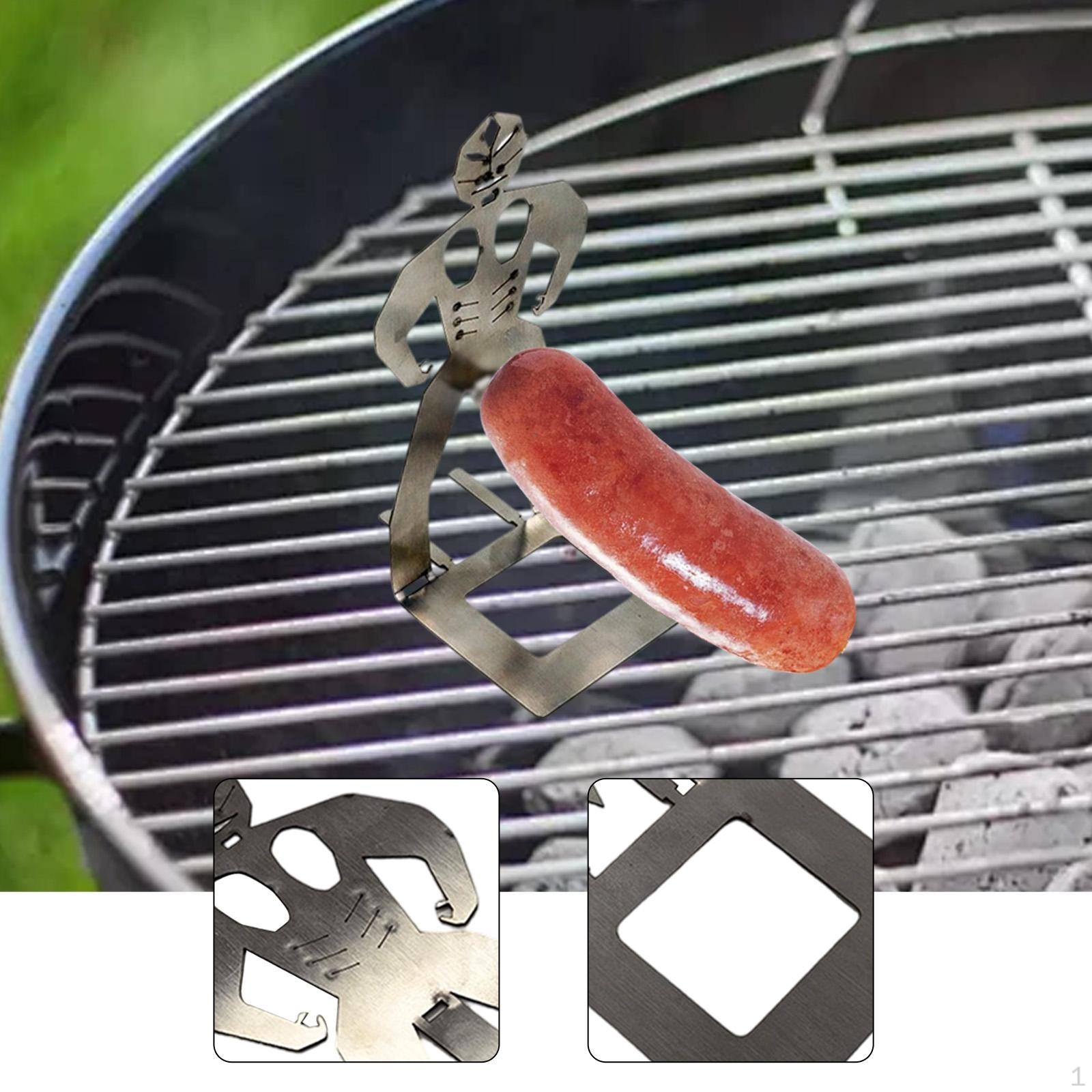 BBQ Sausage Stand Barbecue Rack Grill Accessories Gift Hotdog and Roaster Dog Holder for 1Pc
BBQ Sausage Stand Barbecue Rack Grill Accessories Gift Hotdog and Roaster Dog Holder for 1Pc