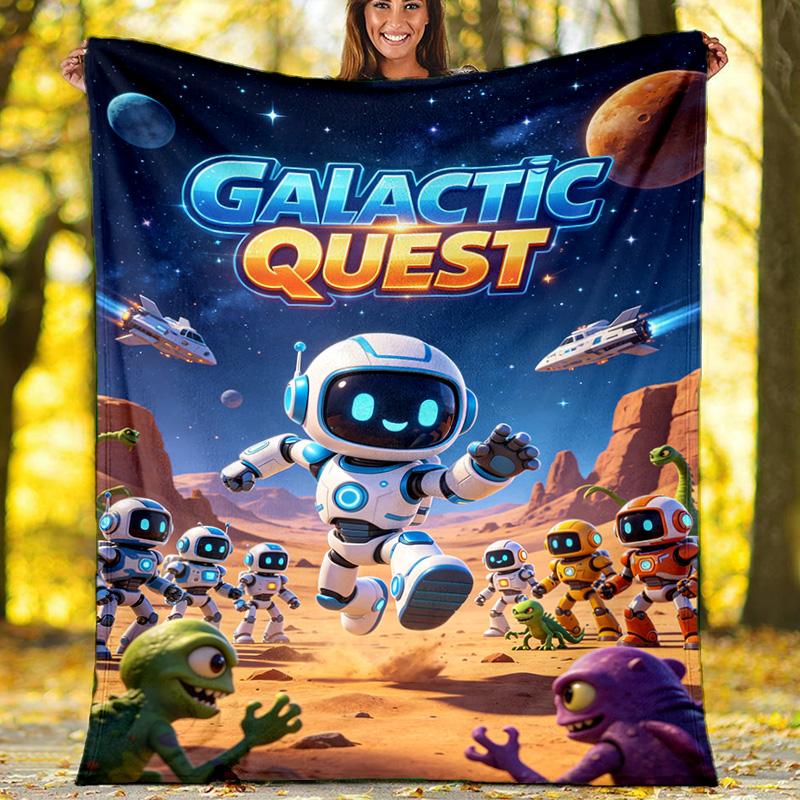Epic Space Robot Fleece Blanket, Astronaut Throw 80cm x 120cm
Epic Space Robot Fleece Blanket, Astronaut Throw 80cm x 120cm