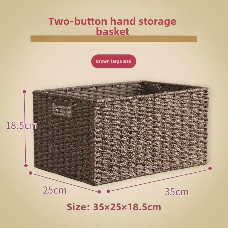 Плетеная настольная корзина для хранения закусок и всякой всячины
Плетеная настольная корзина для хранения закусок и всякой всячины