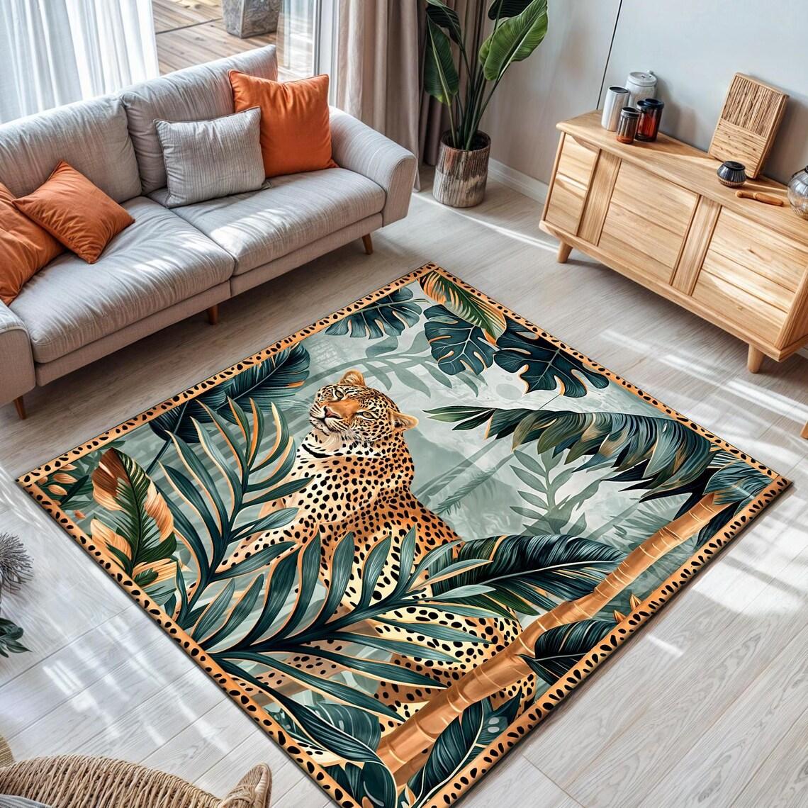 Tibetian Tiger Rug, Tiger Modern Print Rug Rustic Animal Carpet Ethnical Tiger Rug Unique Area Rug Tiger Pattern Rug, Animal Rug 40x60CM
Tibetian Tiger Rug, Tiger Modern Print Rug Rustic Animal Carpet Ethnical Tiger Rug Unique Area Rug Tiger Pattern Rug, Animal Rug 40x60CM