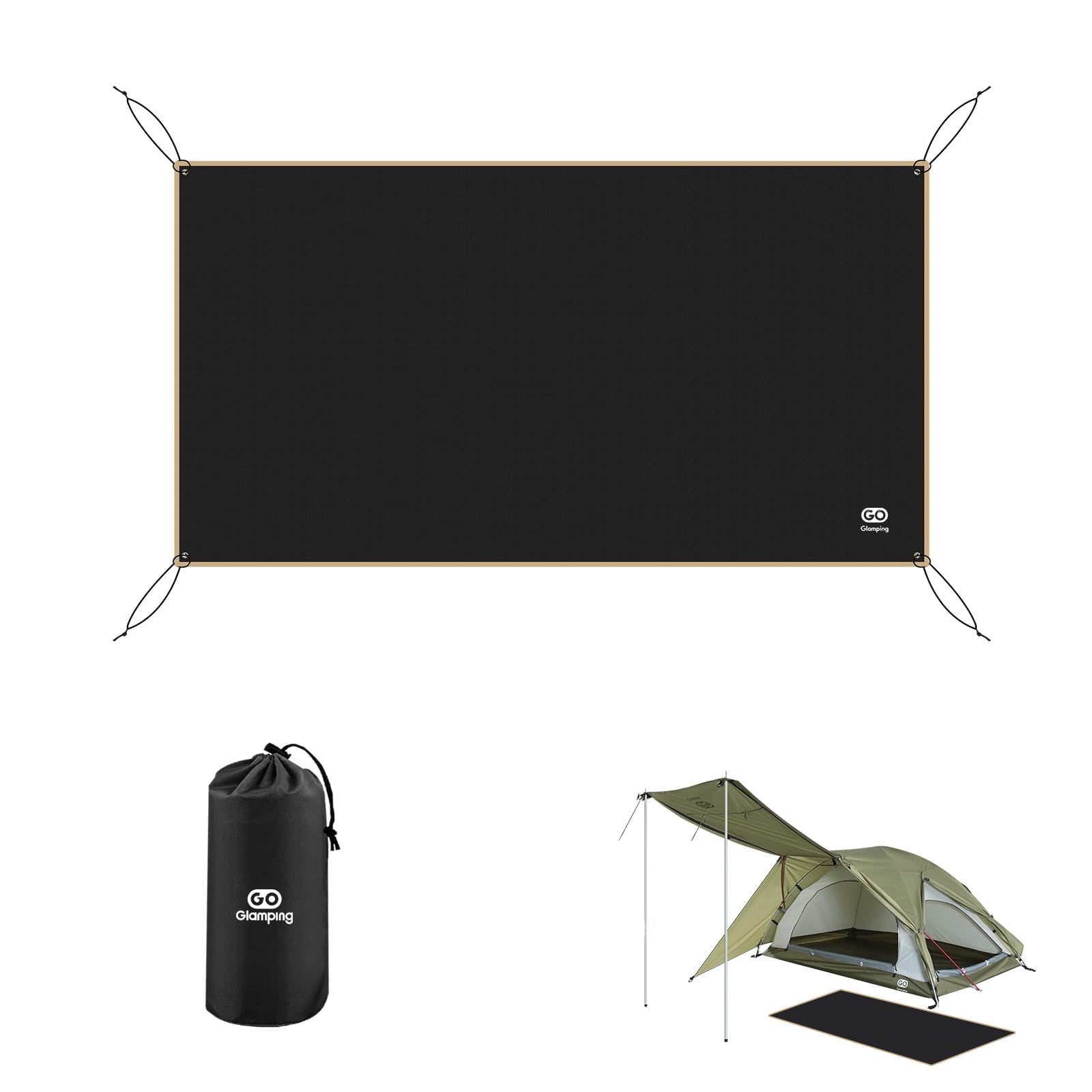 GOGlamping Ground Sheet Tent Sheet Square Палатка Простыня для туристической купольной палатки Простыня для отдыха Водонепроницаемый легкий 420D Компактный шестиугольный напольный коврик Брезент
GOGlamping Ground Sheet Tent Sheet Square Палатка Простыня для туристической купольной палатки Простыня для отдыха Водонепроницаемый легкий 420D Компактный шестиугольный напольный коврик Брезент