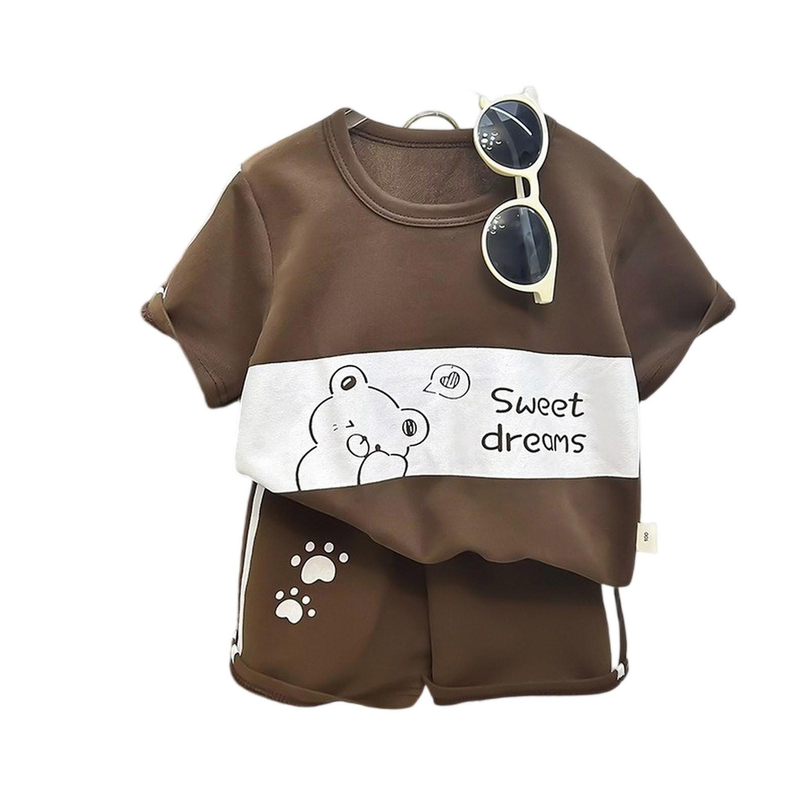 Детский патриотический наряд - комплект из 2 предметов: короткий рукав и шорты для мальчика 80 кофейный
Детский патриотический наряд - комплект из 2 предметов: короткий рукав и шорты для мальчика 80 кофейный