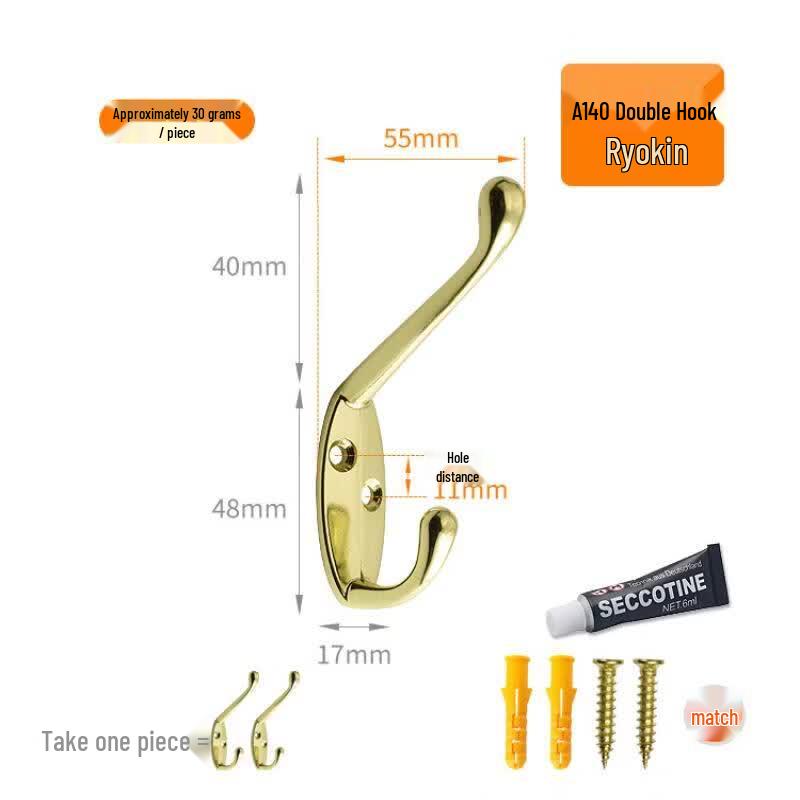 Gold Multi-purpose Metal Hooks
Gold Multi-purpose Metal Hooks
