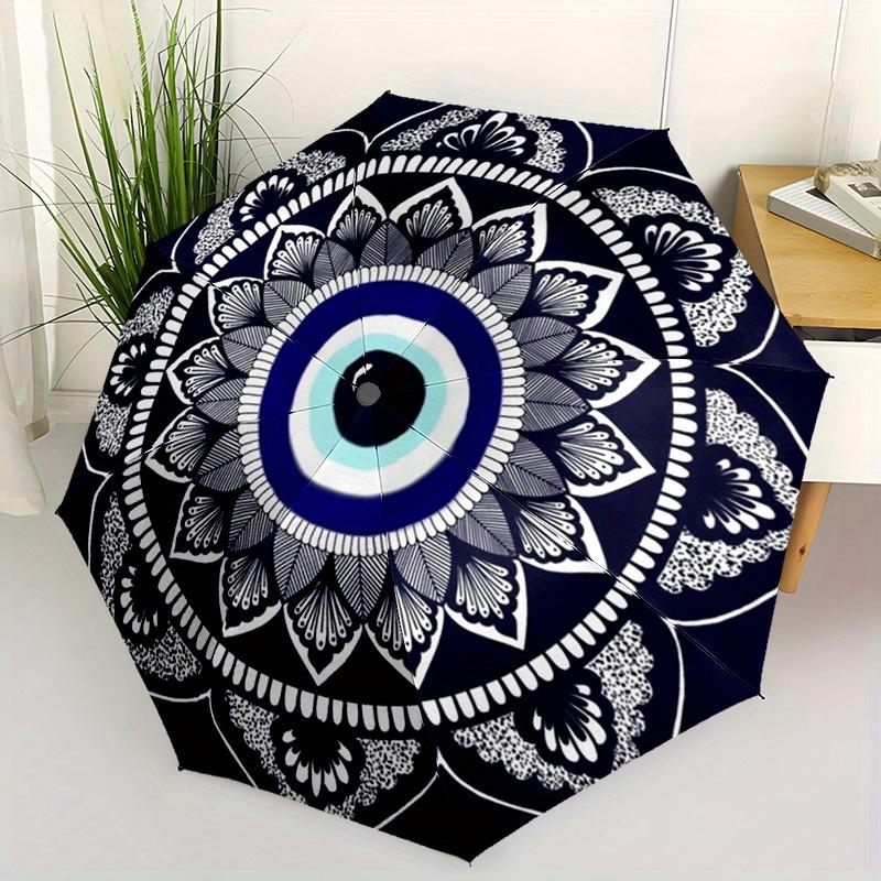 1pc Evil Eye Umbrella - Automatic Open/Close, 8-Rib Sturdy Frame, Black/Blue/White/Gray/ - Halloween, Christmas, Birthday, Hou
1pc Evil Eye Umbrella - Automatic Open/Close, 8-Rib Sturdy Frame, Black/Blue/White/Gray/ - Halloween, Christmas, Birthday, Hou