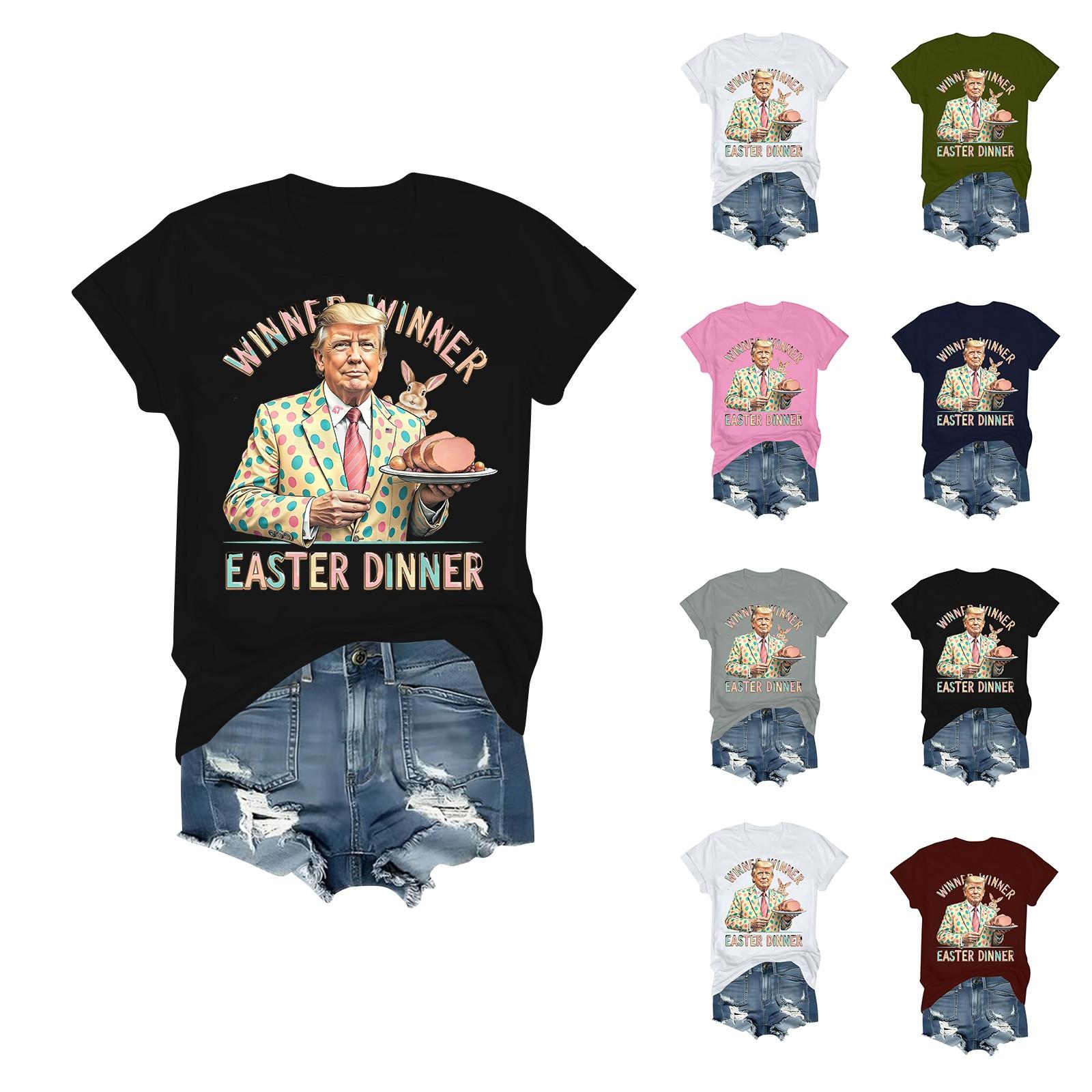 Women s Daily Holiday Printed Short Sleeve Easter Short Sleeve Round Neck Retro Short Sleeve Summer Casual Tops M чёрный
Women s Daily Holiday Printed Short Sleeve Easter Short Sleeve Round Neck Retro Short Sleeve Summer Casual Tops M чёрный
