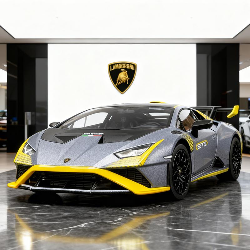 1:24 Lamborghini Huracan STO Supercar Alloy Car Model Sound and Light Children s Toy Collectibles Birthday Gift сірий колір
1:24 Lamborghini Huracan STO Supercar Alloy Car Model Sound and Light Children s Toy Collectibles Birthday Gift сірий колір