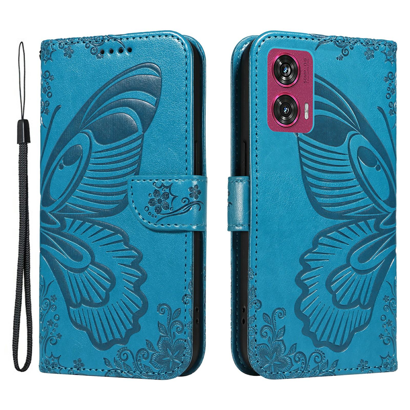 For Motorola Edge 50 Fusion 5G Wallet Case PU Leather Folio Flip Butterfly Phone Cover Blue
For Motorola Edge 50 Fusion 5G Wallet Case PU Leather Folio Flip Butterfly Phone Cover Blue