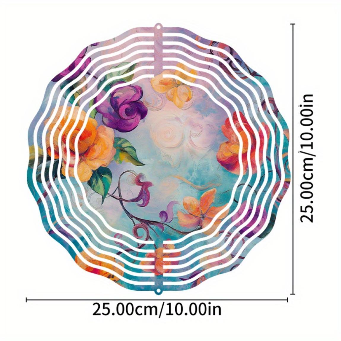 10 Inch Metal Garden Wind Spinner Hanging Wind Chime for Outdoor Decor Balcony Patio 360 Degree Hook No Electricity 01A
10 Inch Metal Garden Wind Spinner Hanging Wind Chime for Outdoor Decor Balcony Patio 360 Degree Hook No Electricity 01A