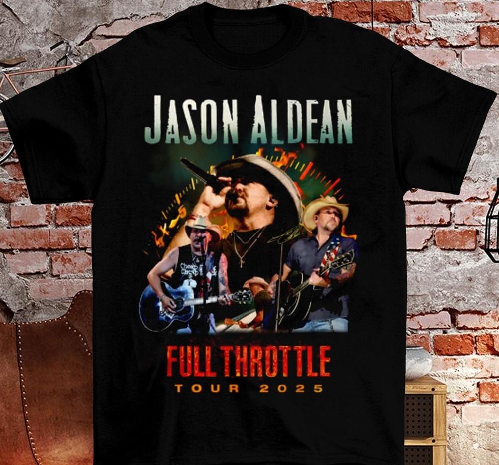 Classic Jason Aldean Full Throttle Tour2025 Cotton Men All Size 20D1476 Unisex T-Shirt S
Classic Jason Aldean Full Throttle Tour2025 Cotton Men All Size 20D1476 Unisex T-Shirt S