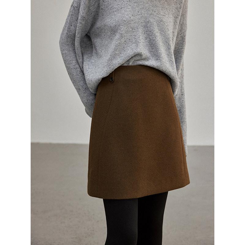 Sudian Women s High-Waisted Woolen A-line Skirt: 2024 Autumn/Winter Hip-Hugging Slim Slimming Petite Short Skirt Extra Large темно-коричневого кольору
Sudian Women s High-Waisted Woolen A-line Skirt: 2024 Autumn/Winter Hip-Hugging Slim Slimming Petite Short Skirt Extra Large темно-коричневого кольору