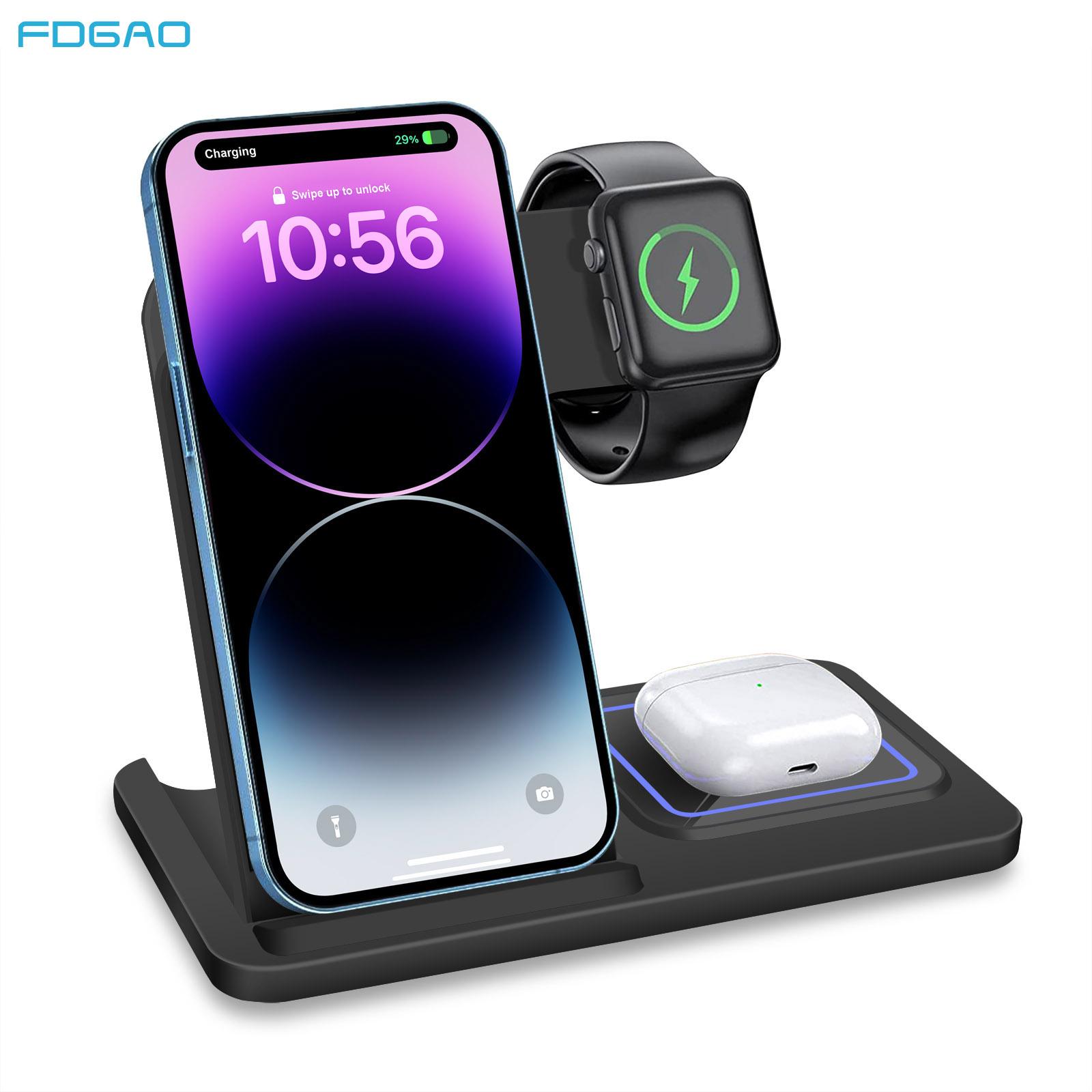 Подставка для беспроводного зарядного устройства 3 в 1, 15 Вт для iPhone 14 13 12 11 Pro Max XS XR X 8 Apple Watch 8/7/6/SE/5/4/3/2, панель для быстрой зарядки для Airpods 3/Pro2/Pro
Подставка для беспроводного зарядного устройства 3 в 1, 15 Вт для iPhone 14 13 12 11 Pro Max XS XR X 8 Apple Watch 8/7/6/SE/5/4/3/2, панель для быстрой зарядки для Airpods 3/Pro2/Pro