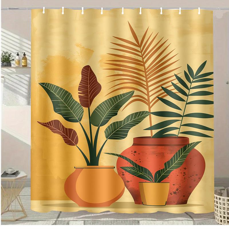 Wave Pattern Washable Dirt-Resistant Shower Curtain Shower Head Waterproof Polyester Bath Curtain For Home Decor Accessories W60H190(CM)-1 Pcs
Wave Pattern Washable Dirt-Resistant Shower Curtain Shower Head Waterproof Polyester Bath Curtain For Home Decor Accessories W60H190(CM)-1 Pcs