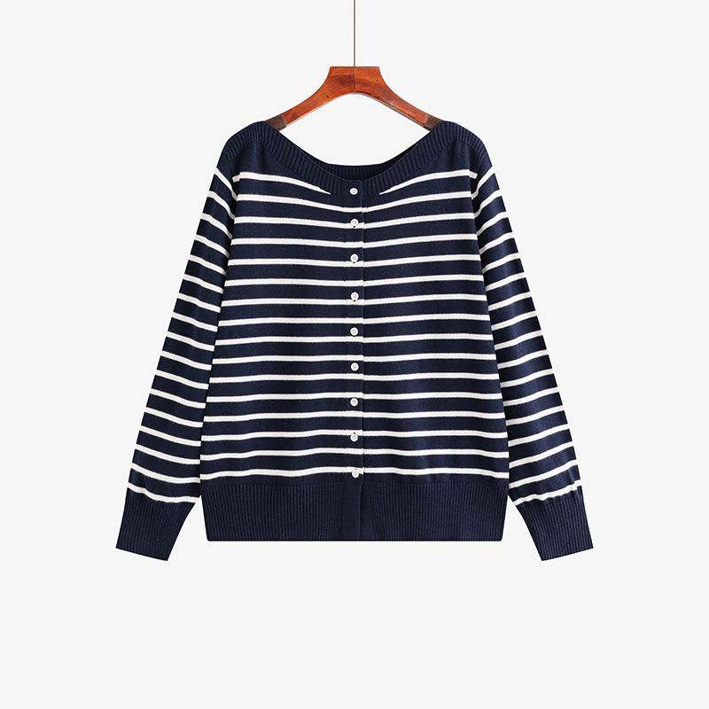 Plus Size Women s Striped Slimming Round Neck Knit Top, Spring 2026 Style, Versatile Loose Fit 3XL (90-110 kg) тёмно-синий
Plus Size Women s Striped Slimming Round Neck Knit Top, Spring 2026 Style, Versatile Loose Fit 3XL (90-110 kg) тёмно-синий