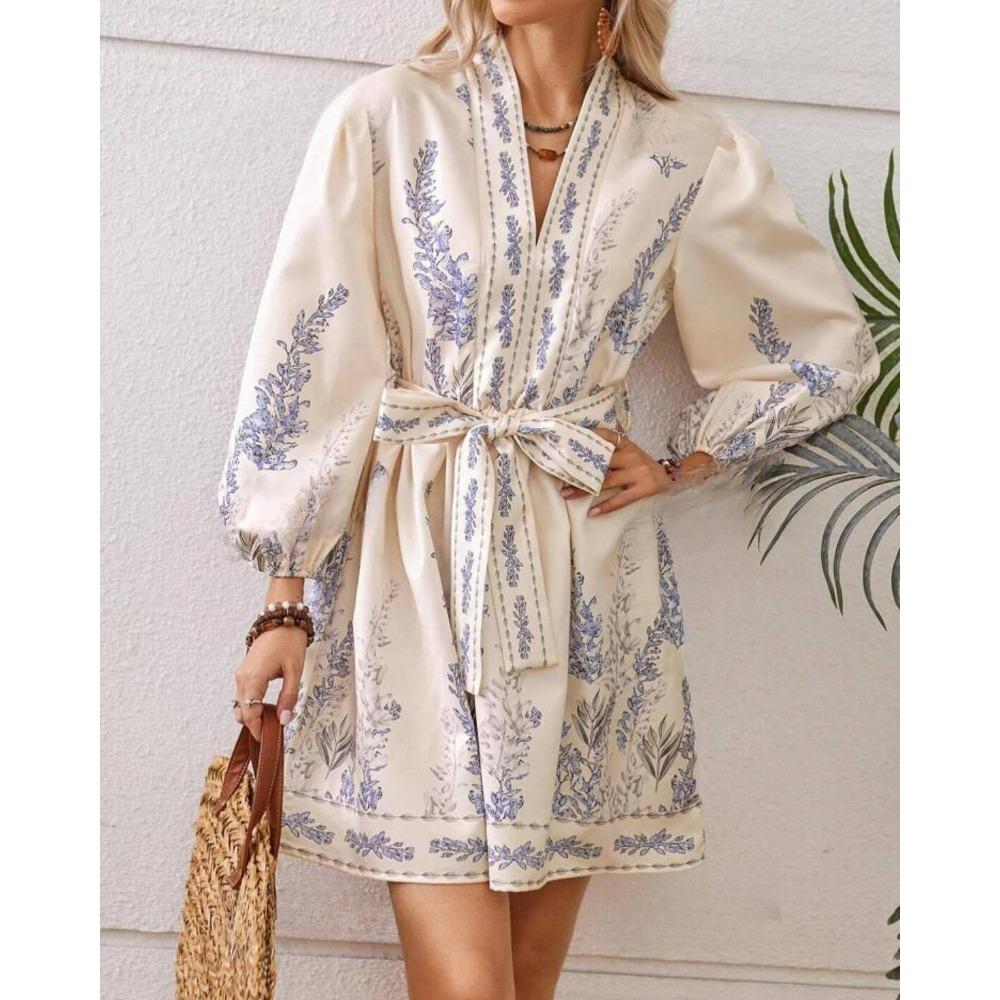 European and American spring new women s fashion V-neck long-sleeved bohemian print dress XXL
European and American spring new women s fashion V-neck long-sleeved bohemian print dress XXL
