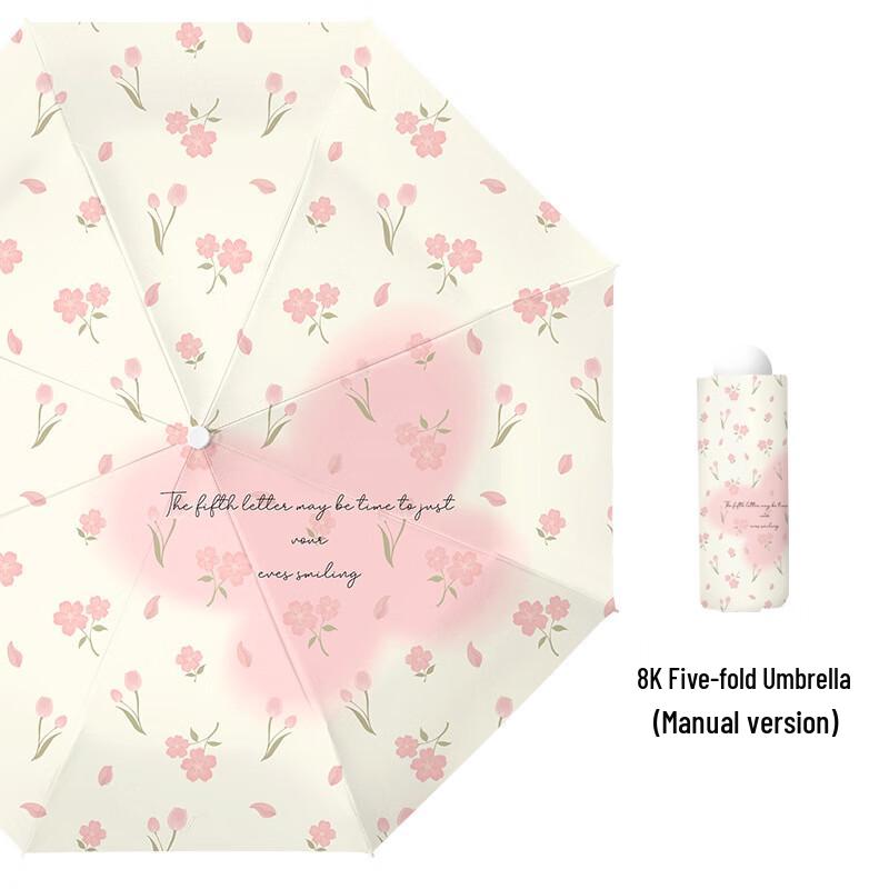 OIMG Printed 5-Fold UV Protection Sun & Rain Umbrella
OIMG Printed 5-Fold UV Protection Sun & Rain Umbrella