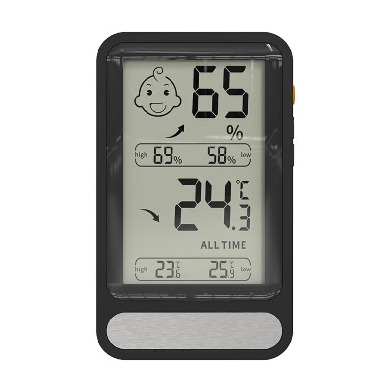 Precisions Digital Hygrometer Indoor Thermometers With Memory Recall Bright Backlight Multiple Placement for Indoor Use чёрный
Precisions Digital Hygrometer Indoor Thermometers With Memory Recall Bright Backlight Multiple Placement for Indoor Use чёрный