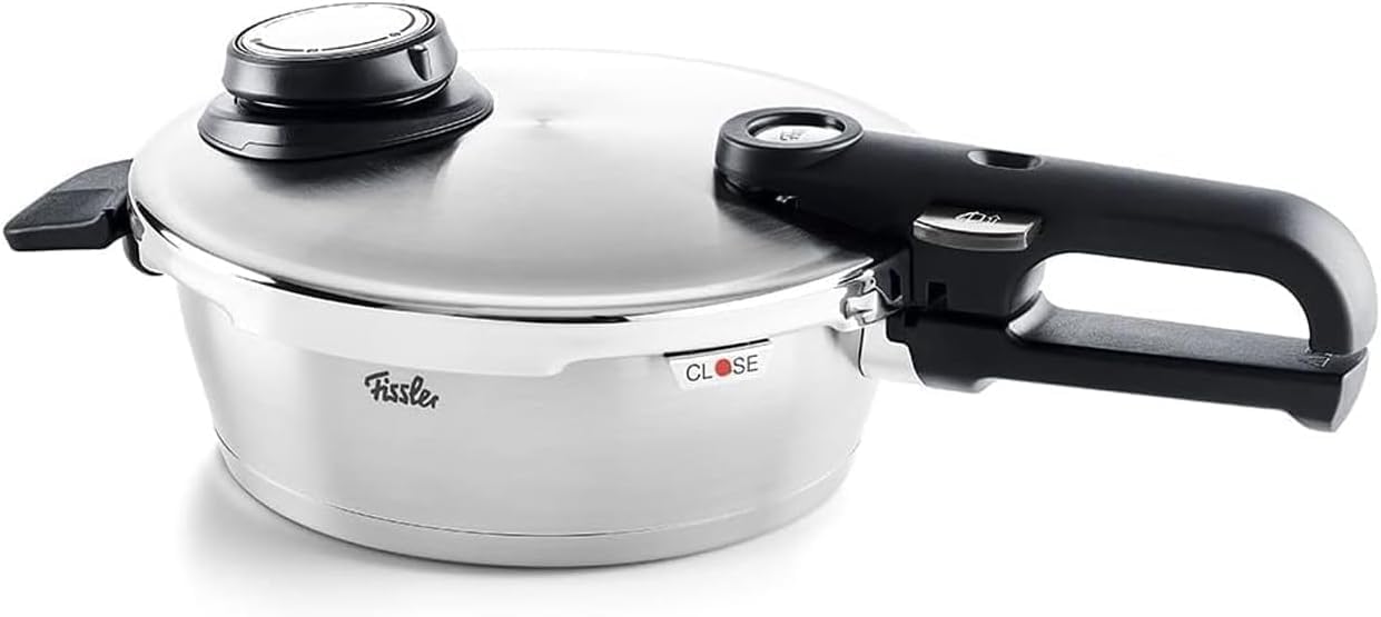 Скороварка Fissler Vitavit Premium Gas IH Підходить для тиску від 1 до 2 3 рівнів Зроблено в Німеччині 1,8 л Сумісний, люди, налаштування, срібний
Скороварка Fissler Vitavit Premium Gas IH Підходить для тиску від 1 до 2 3 рівнів Зроблено в Німеччині 1,8 л Сумісний, люди, налаштування, срібний