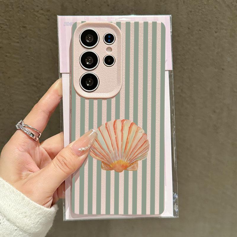 Чохол для телефону зі свіжим візерунком у смужку з мушель для Samsung Galaxy S25 S24 S23 S22 Ultra Plus S21 FE A56 A36 A16 A55 A54 A53 A52 5G Galaxy A13
Чохол для телефону зі свіжим візерунком у смужку з мушель для Samsung Galaxy S25 S24 S23 S22 Ultra Plus S21 FE A56 A36 A16 A55 A54 A53 A52 5G Galaxy A13