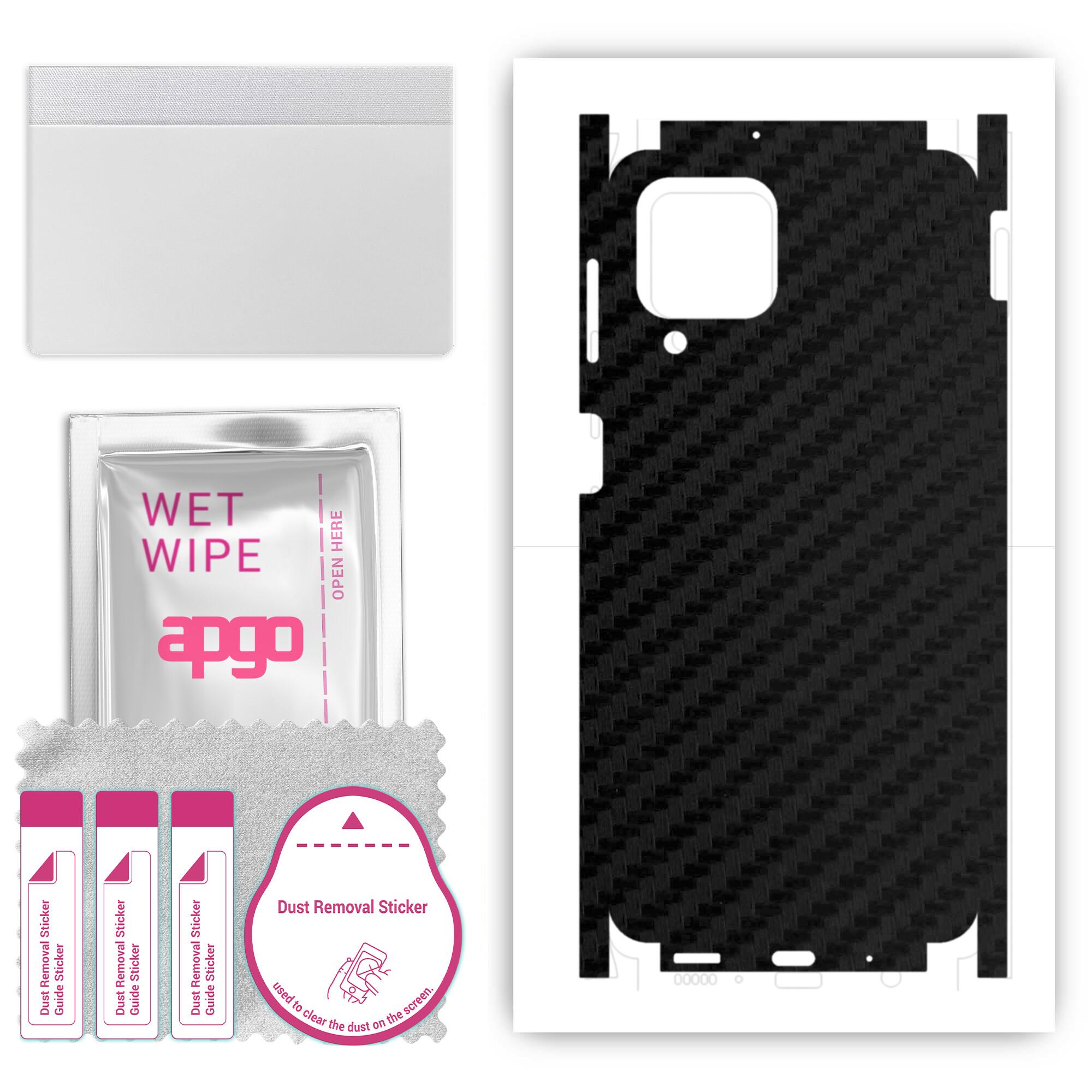 apgo Protective Skin Sticker for the back+sides compatible with Samsung Galaxy M53 5G, Full Wrap Film, Foil, Vinyl - Pattern Carbon Black
apgo Protective Skin Sticker for the back+sides compatible with Samsung Galaxy M53 5G, Full Wrap Film, Foil, Vinyl - Pattern Carbon Black
