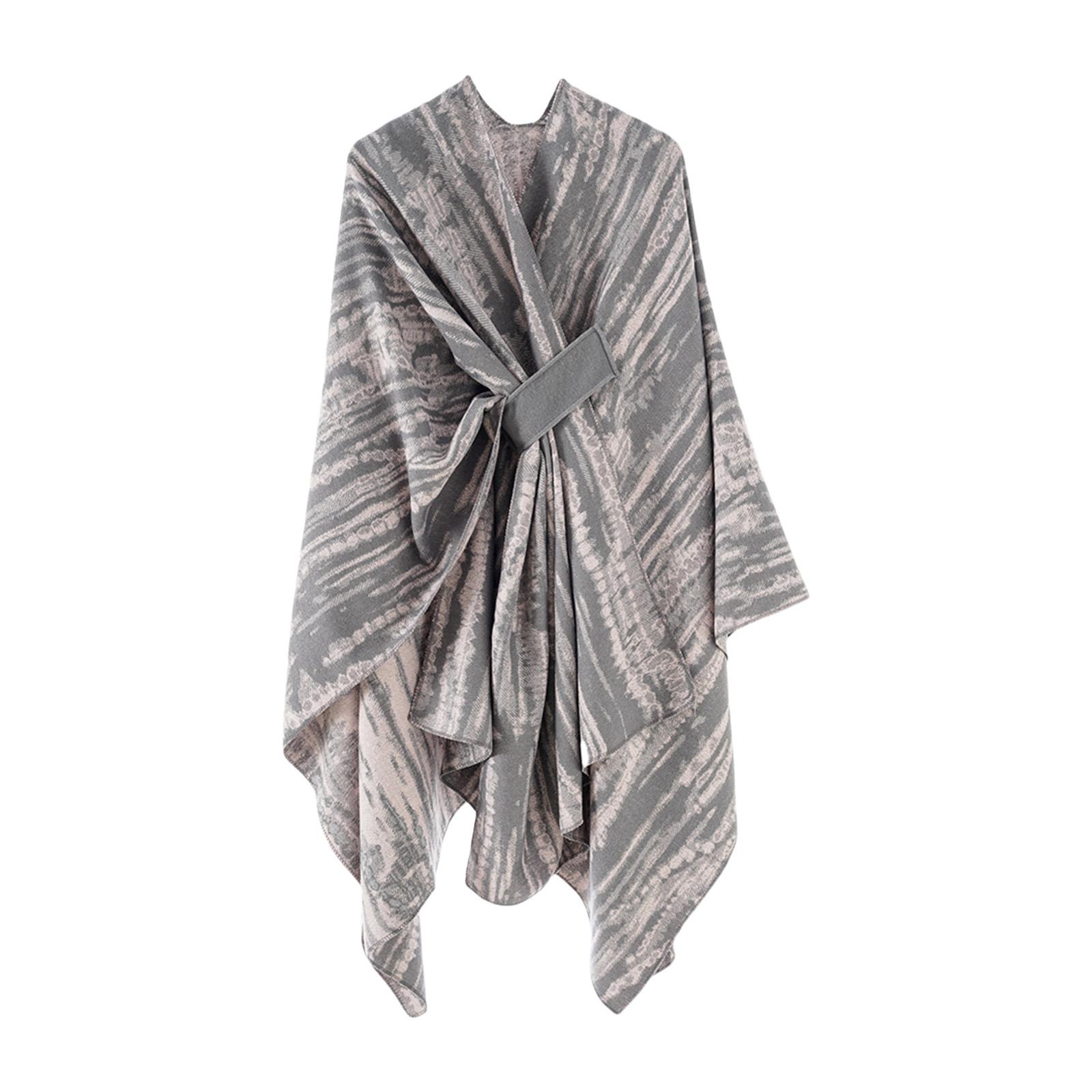 High Breathability Capelet Shawl Open Front Design Neck Scarf Animal Pattern Large Size Wrap Thermal Winter Wear серый
High Breathability Capelet Shawl Open Front Design Neck Scarf Animal Pattern Large Size Wrap Thermal Winter Wear серый