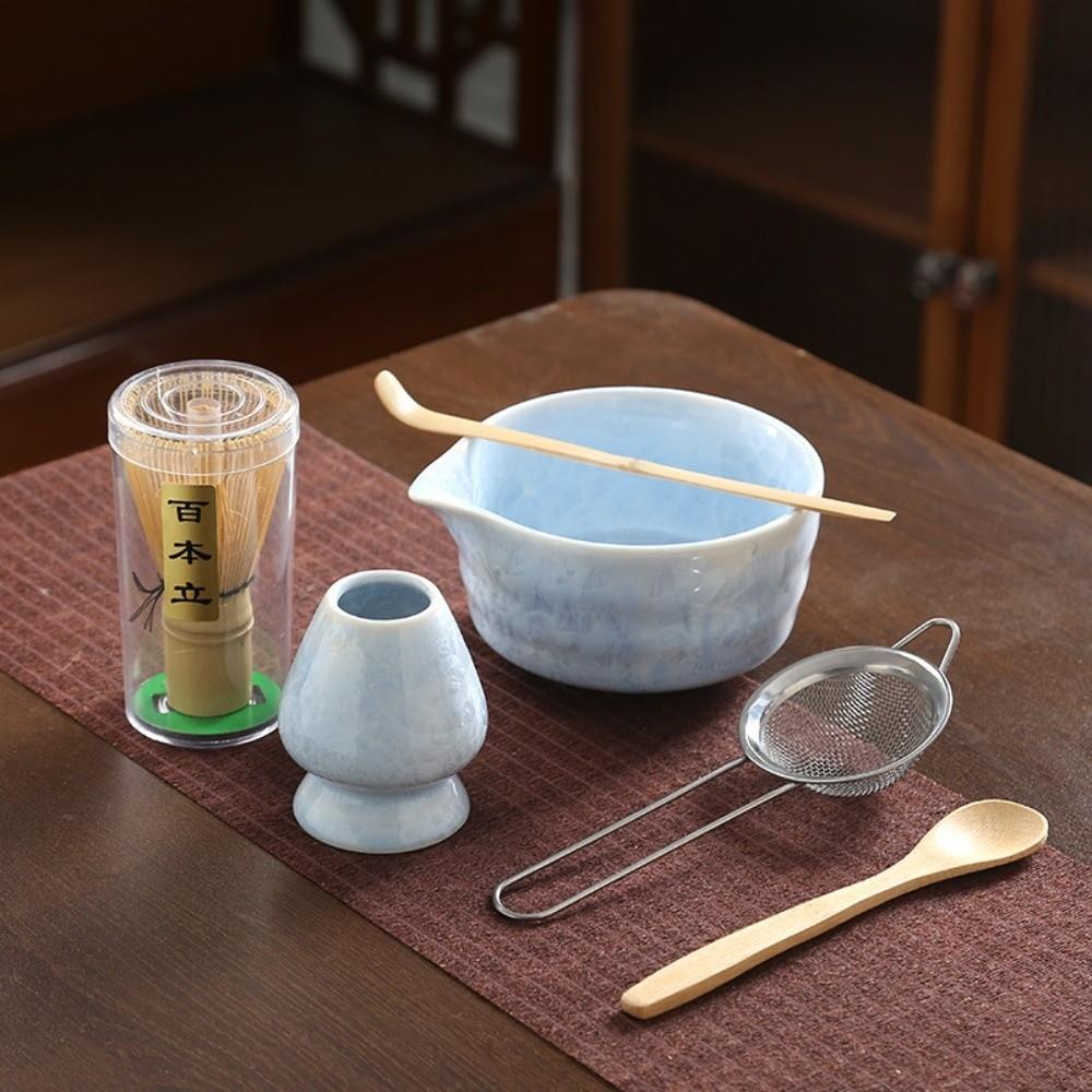 6PCS Food Grade Japanese Matcha Tea Set Reusable Japanese Chasen Traditional Matcha Stirring Brush небо синє кольору
6PCS Food Grade Japanese Matcha Tea Set Reusable Japanese Chasen Traditional Matcha Stirring Brush небо синє кольору