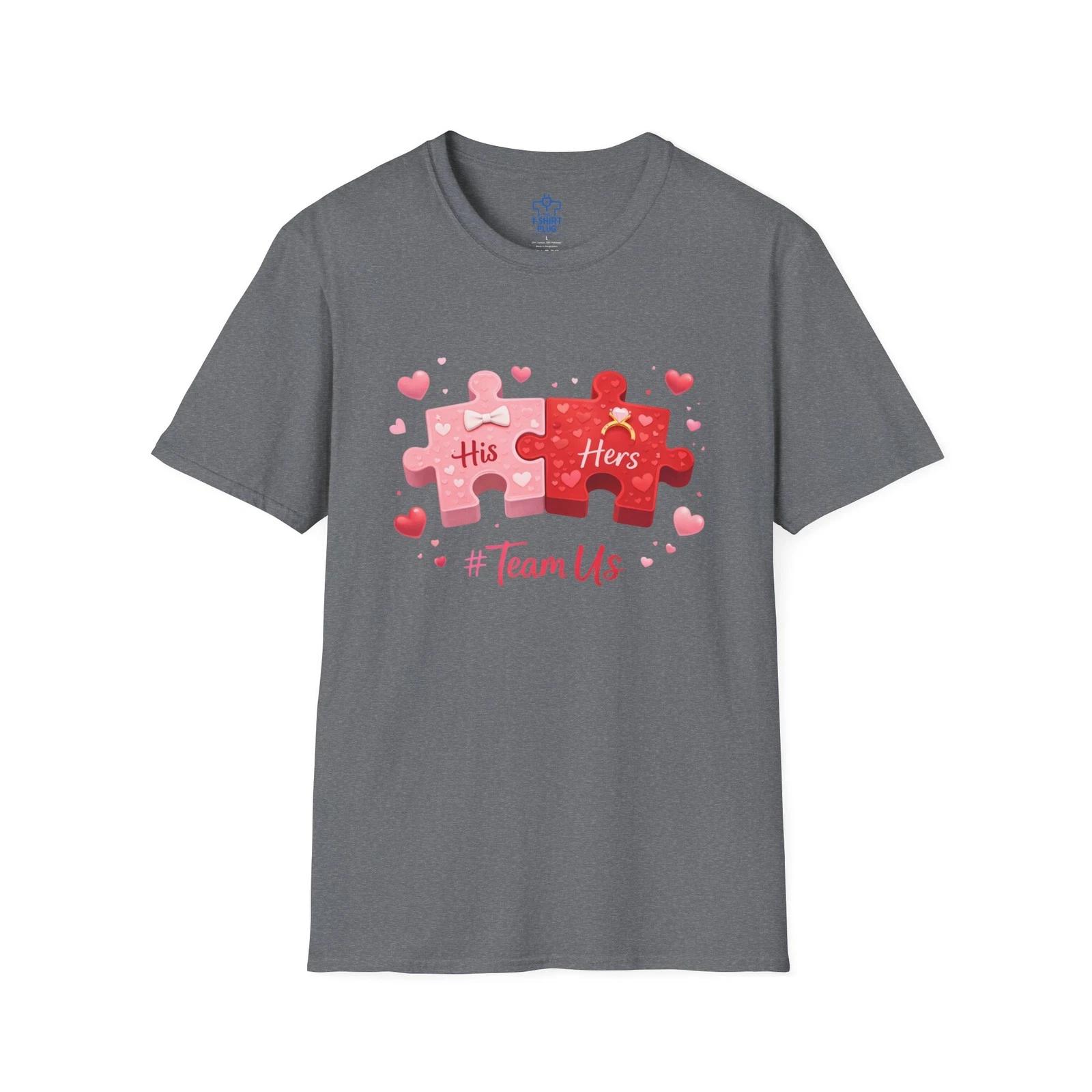 His and Hers Team Us Puzzle Pieces T shirt | Valentines L
His and Hers Team Us Puzzle Pieces T shirt | Valentines L