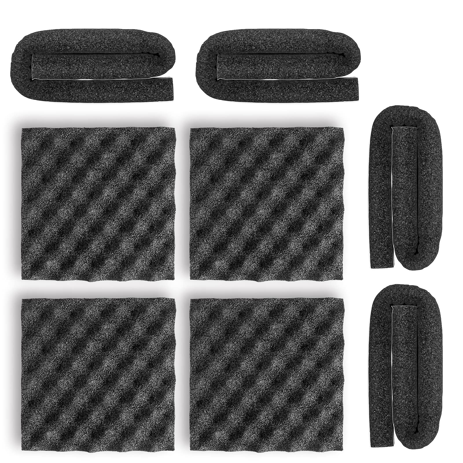 ZHUBANG Speaker Back Sound Absorbing Material (200mm Wide x 20mm Thick x 200mm Long) x 4 Sheets, Soundproofing Tape (20mm Wide x 25mm Thick x 600mm
ZHUBANG Speaker Back Sound Absorbing Material (200mm Wide x 20mm Thick x 200mm Long) x 4 Sheets, Soundproofing Tape (20mm Wide x 25mm Thick x 600mm