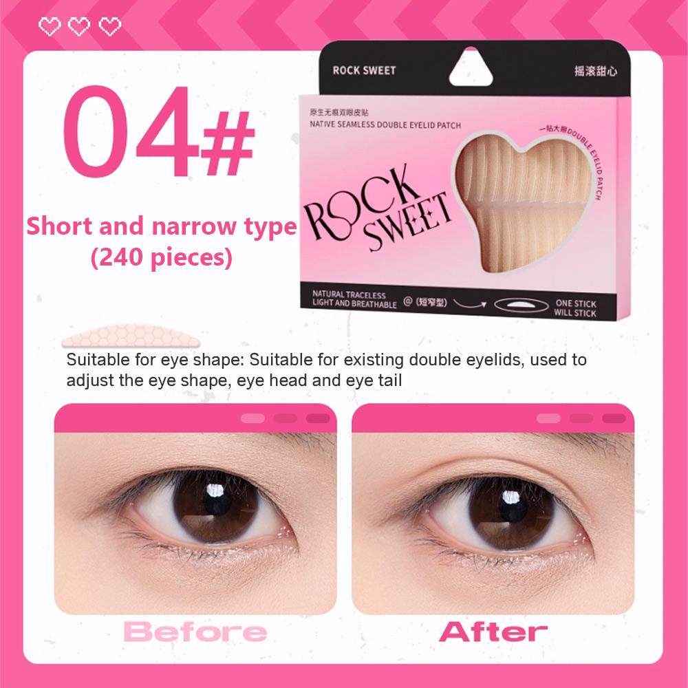 Rock Sweet 240 штук наклейки для двойных век водостойкие дышащие невидимые сливающиеся натуральные без следов лента для двойных век
Rock Sweet 240 штук наклейки для двойных век водостойкие дышащие невидимые сливающиеся натуральные без следов лента для двойных век