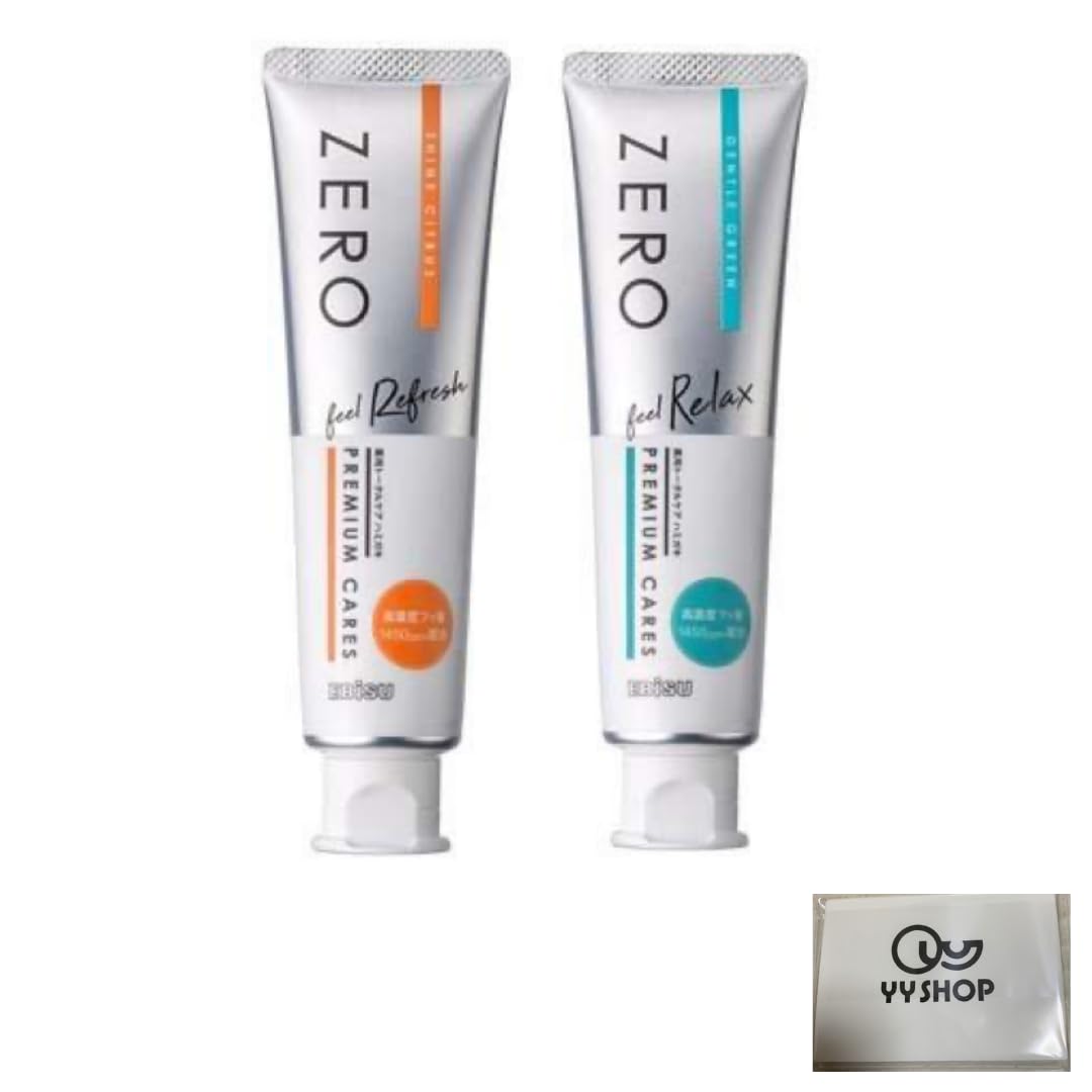 EP-0131 Zero Premium Cares Refresh + EP-0132 Zero Premium Cares Relax 90g x 2 set Toothpaste + Original pocket tissue included
EP-0131 Zero Premium Cares Refresh + EP-0132 Zero Premium Cares Relax 90g x 2 set Toothpaste + Original pocket tissue included