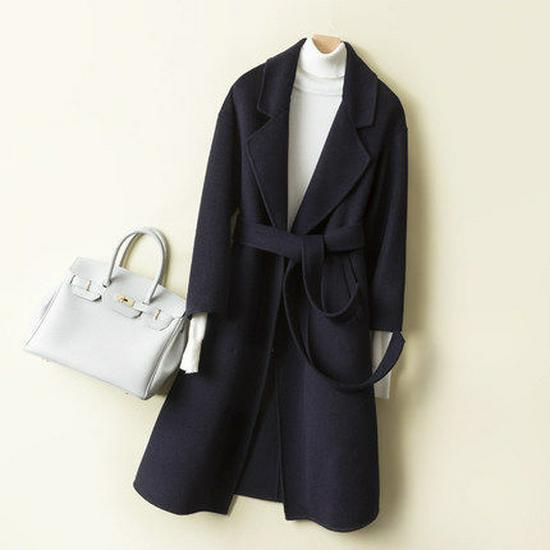 Women s Double-Faced Cashmere Wool Mid-Length Belted Coat, Loose Fit, Over-the-Knee, New for Spring and Autumn. Medium
Women s Double-Faced Cashmere Wool Mid-Length Belted Coat, Loose Fit, Over-the-Knee, New for Spring and Autumn. Medium