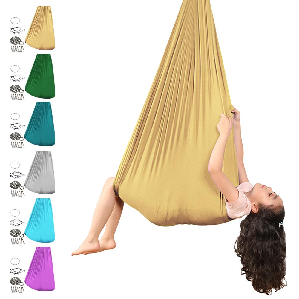 Kids Sensory Swing Elastic Therapy Swing Indoor Outdoor Yoga Suspension Beds Relaxing Calming Compression Therapy Swing Hammock G
Kids Sensory Swing Elastic Therapy Swing Indoor Outdoor Yoga Suspension Beds Relaxing Calming Compression Therapy Swing Hammock G