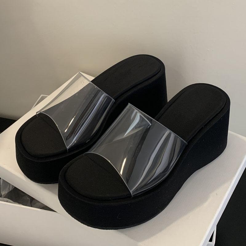 New Design PVC Transparent Leopard Print Platform Wedges Women s Slippers Summer High Heels Slide Shoes 35 чорний
New Design PVC Transparent Leopard Print Platform Wedges Women s Slippers Summer High Heels Slide Shoes 35 чорний