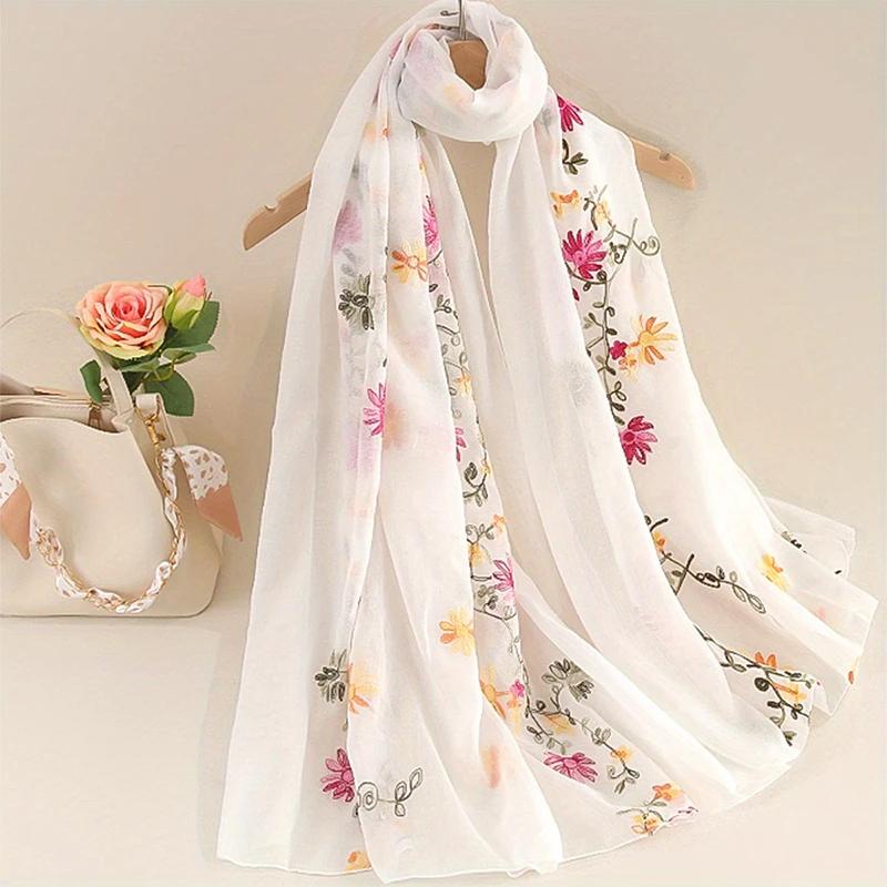 Fashionable Design Embroidered Flower Pattern WOMEN S Scarf Shawl Elegant and Breathable Daily Versatile Accessory 85 * 180cm 85x180cm розовый
Fashionable Design Embroidered Flower Pattern WOMEN S Scarf Shawl Elegant and Breathable Daily Versatile Accessory 85 * 180cm 85x180cm розовый