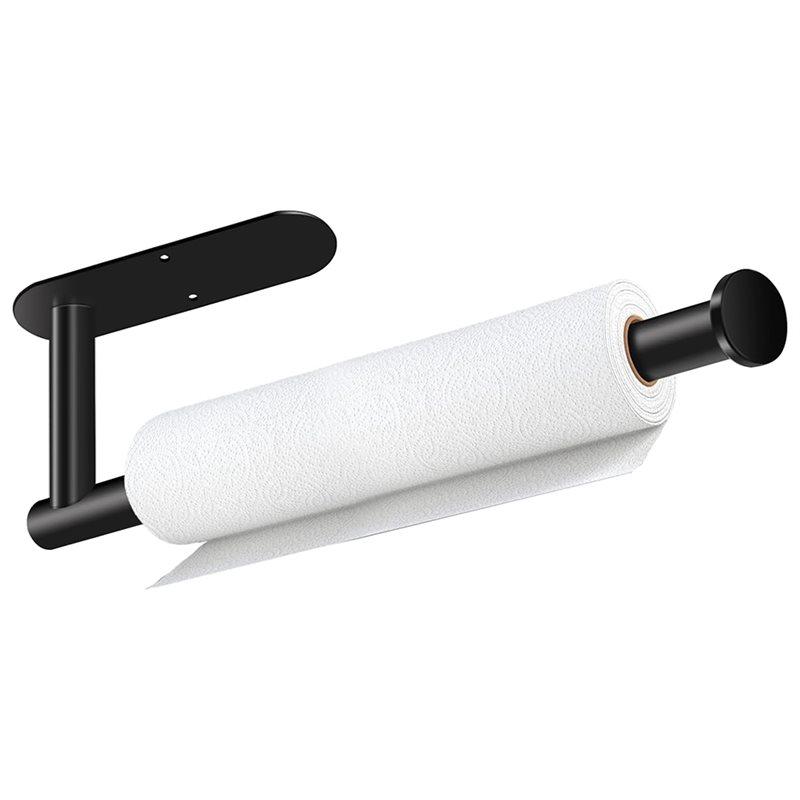 A60zstainless Steel Black Paper Towel Holders-Paper Towel Holder Self-Adhesive Or Punching Under Closetmay
A60zstainless Steel Black Paper Towel Holders-Paper Towel Holder Self-Adhesive Or Punching Under Closetmay