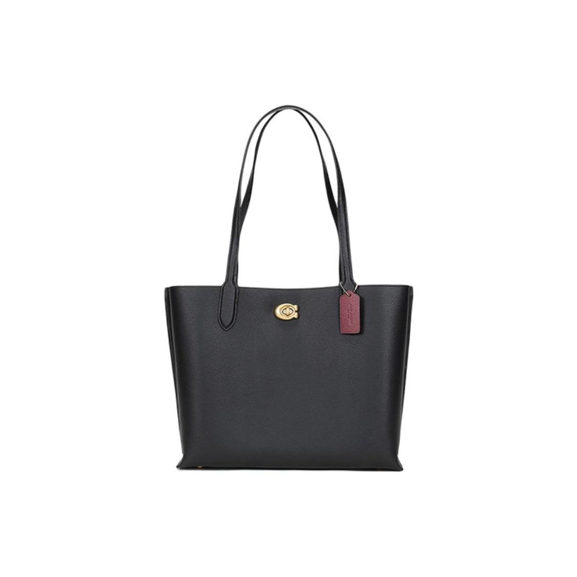 Coach 34 Large Capacity Knob Solid Color Leather Tote Bag Women Tote Bags Black C0689-B4BK Basic Set (Bag+Dust Bag)
Coach 34 Large Capacity Knob Solid Color Leather Tote Bag Women Tote Bags Black C0689-B4BK Basic Set (Bag+Dust Bag)