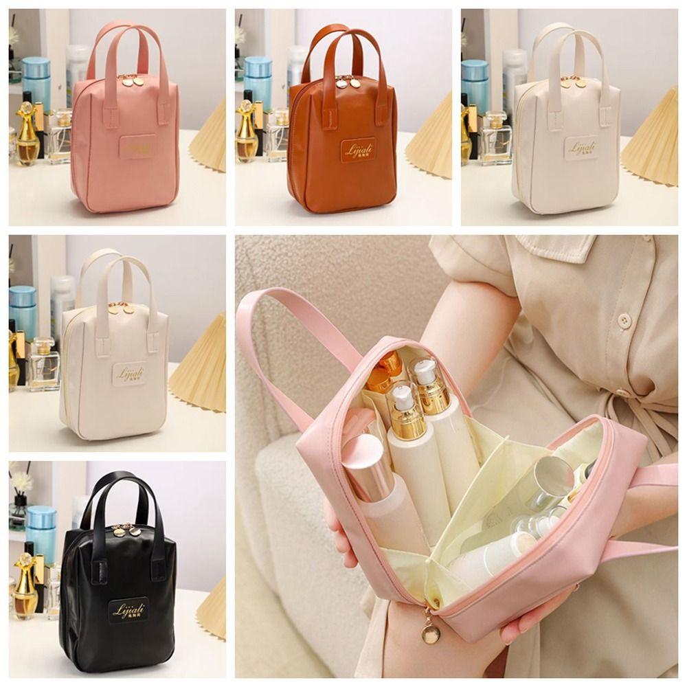 Zipper PU Leather Cosmetic Bag Letter Travel Wash Bag Portable Makeup Pouch Bag Outdoor
Zipper PU Leather Cosmetic Bag Letter Travel Wash Bag Portable Makeup Pouch Bag Outdoor