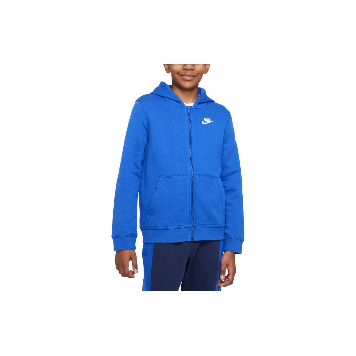 Nike Logo Embroidered Hooded Loose Sports Jacket Kids jackets Blue BV3699-480 S
Nike Logo Embroidered Hooded Loose Sports Jacket Kids jackets Blue BV3699-480 S
