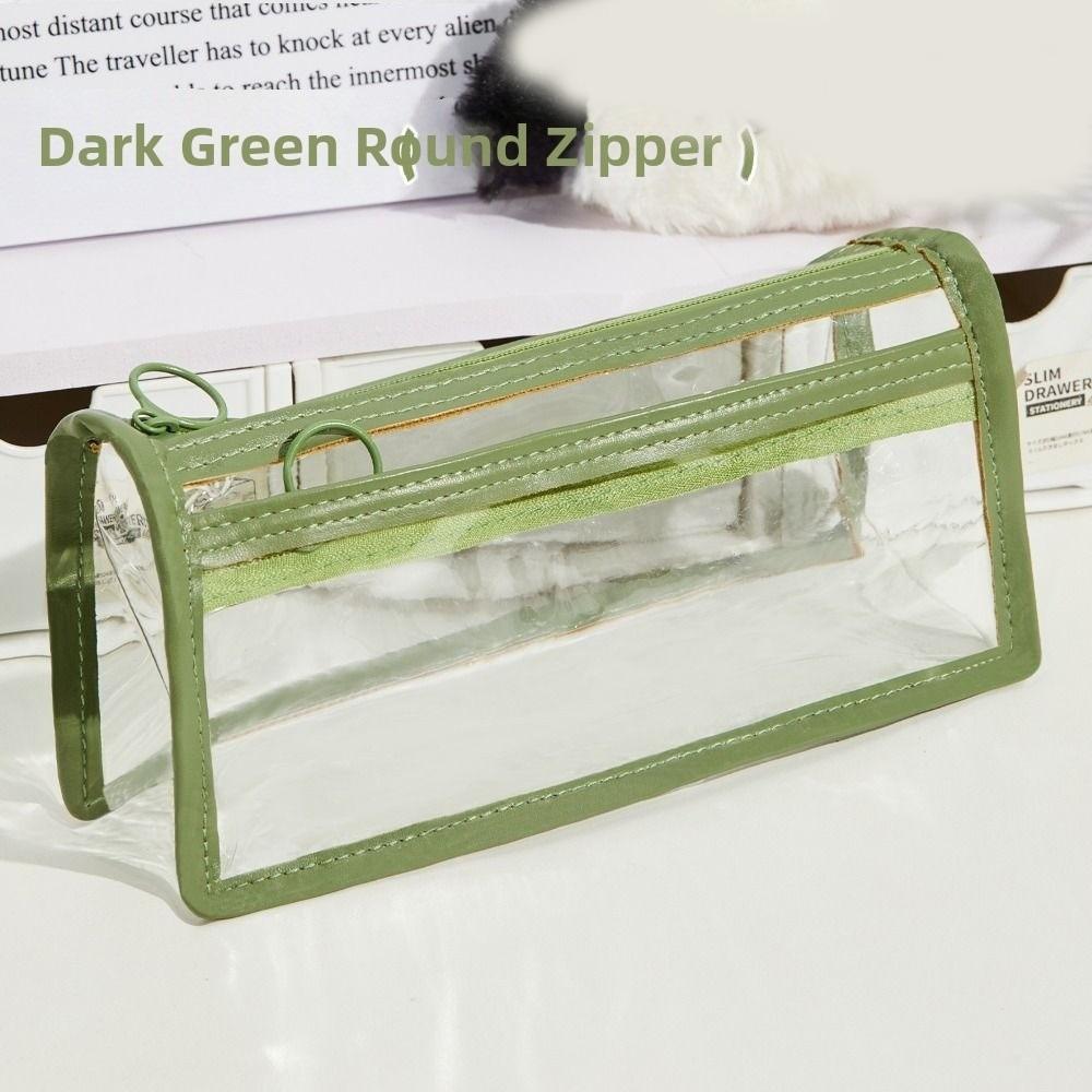 New Transparent Pencil Case Simple Large Capacity Pen Bag Kawaii Cosmetic Bag Office Supplies зелёный
New Transparent Pencil Case Simple Large Capacity Pen Bag Kawaii Cosmetic Bag Office Supplies зелёный