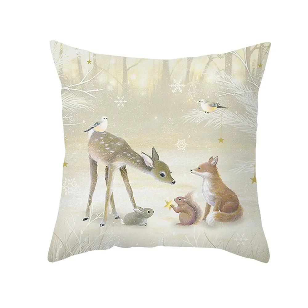 Christmas Elk Tree Cushion Pillowcase 45X45cm Home Decoration Living Room Sofa Throw Pillow New Year Cushion Cover 30x30cm
Christmas Elk Tree Cushion Pillowcase 45X45cm Home Decoration Living Room Sofa Throw Pillow New Year Cushion Cover 30x30cm