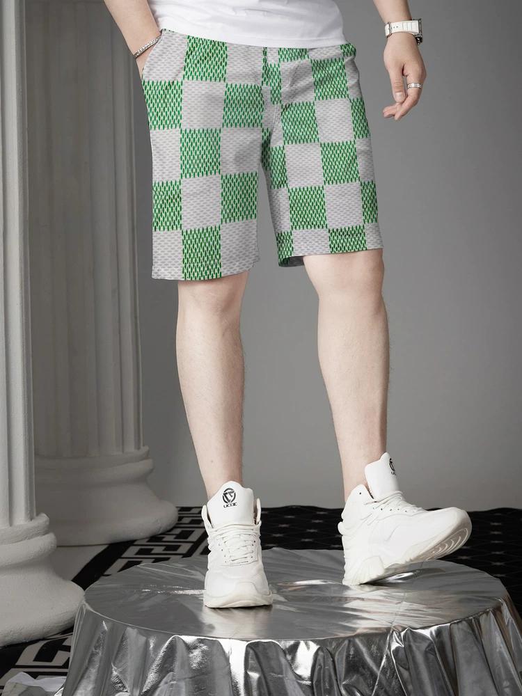 European Style Men s Shorts for Summer, Plaid Print Casual Pants, Trendy Beach Mid-Length Shorts for Men XL белый
European Style Men s Shorts for Summer, Plaid Print Casual Pants, Trendy Beach Mid-Length Shorts for Men XL белый
