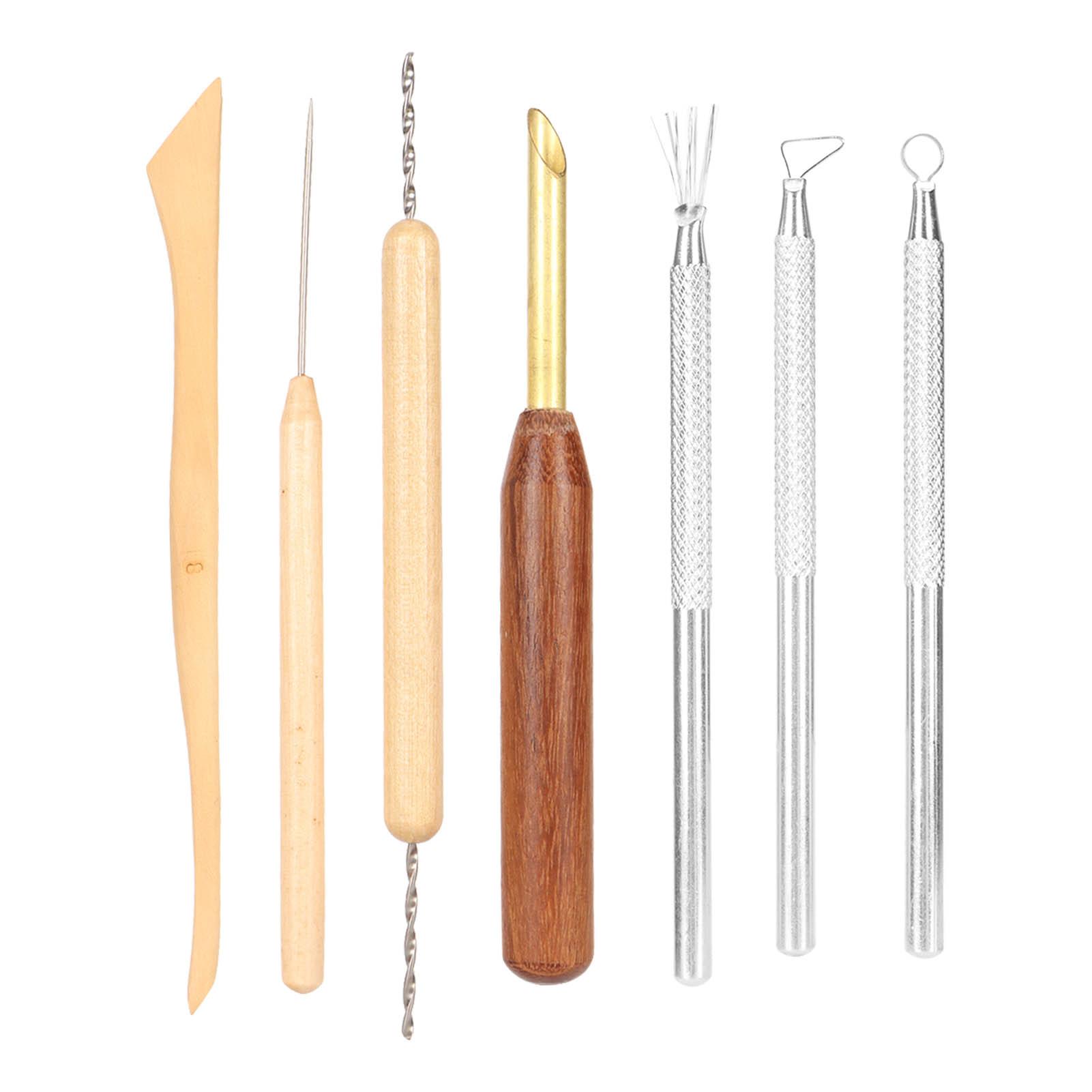 7Pcs Clay Sculpting Tools Brass Stainless Steel Flexible Wooden Handle Modeling Clay Tools for
7Pcs Clay Sculpting Tools Brass Stainless Steel Flexible Wooden Handle Modeling Clay Tools for