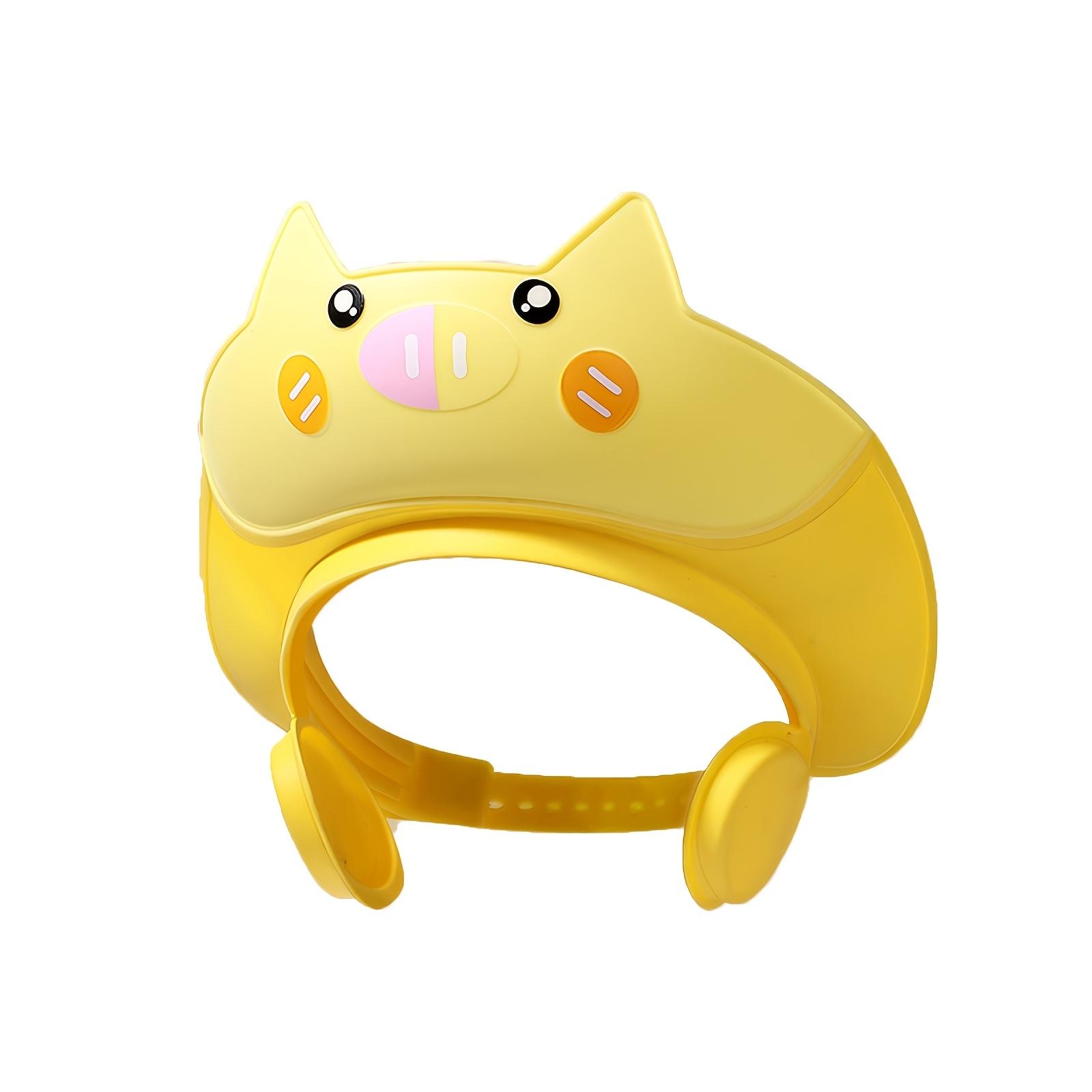 1 Милая шапочка для душа с изображением свиньи для детей, мягкая и удобная, материал TPE, регулируемая, с защитой для ушей, милый мультяшный дизайн для веселого купания жёлтый
1 Милая шапочка для душа с изображением свиньи для детей, мягкая и удобная, материал TPE, регулируемая, с защитой для ушей, милый мультяшный дизайн для веселого купания жёлтый