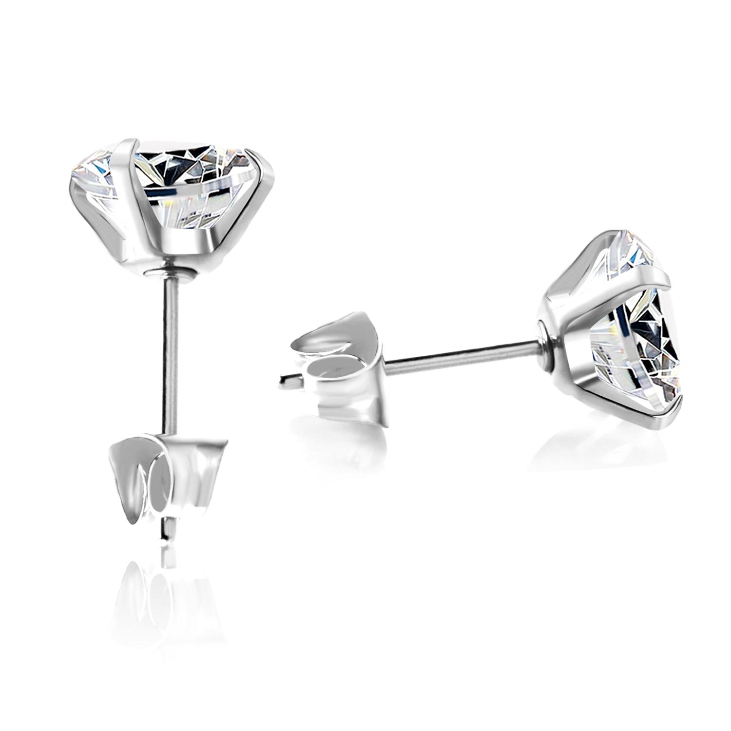 LUXUKISSKIDS 1pairs/2pcs Piercing Men Round Crystal Zirconia Stud Earrings Surgical Steel Jewelry Luxury Clear Rhinestone Unisex Size 3MM
LUXUKISSKIDS 1pairs/2pcs Piercing Men Round Crystal Zirconia Stud Earrings Surgical Steel Jewelry Luxury Clear Rhinestone Unisex Size 3MM