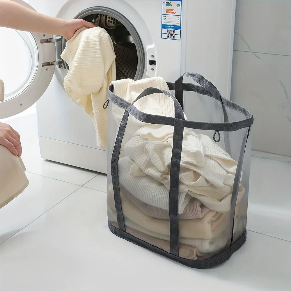 Wall Mounted Nylon Mesh Laundry Basket Foldable Breathable Laundry Bin Children Toy чорний
Wall Mounted Nylon Mesh Laundry Basket Foldable Breathable Laundry Bin Children Toy чорний