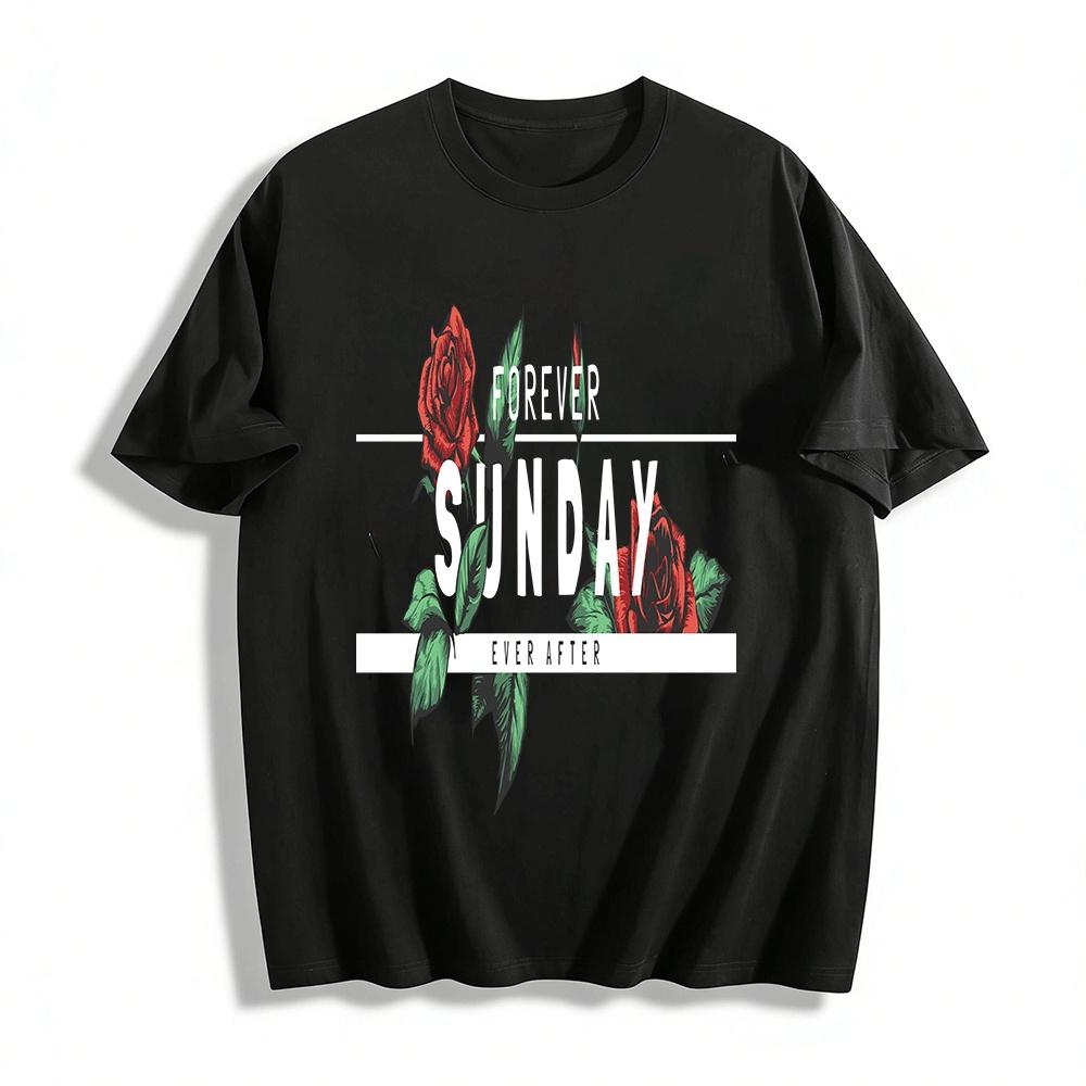 Vintage Rose Print Casual Tee Romantic Ever After Loose Breathable Top Pure cotton T-shirt XXS
Vintage Rose Print Casual Tee Romantic Ever After Loose Breathable Top Pure cotton T-shirt XXS