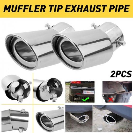 2X Car Muffler Tip Pipe Exhaust Stainless Steel Chrome Effect Fit for 1.5-2 inch
2X Car Muffler Tip Pipe Exhaust Stainless Steel Chrome Effect Fit for 1.5-2 inch