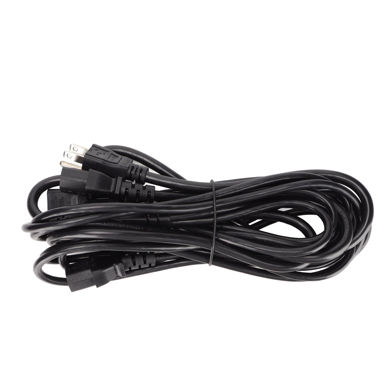 1 to 3 Outlet Power Splitter Cord 5 15P to 3 IEC320 C13 Connectors Fireproof 3 Way Plug Adapter
1 to 3 Outlet Power Splitter Cord 5 15P to 3 IEC320 C13 Connectors Fireproof 3 Way Plug Adapter