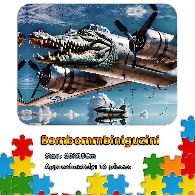 Новий італійський Brainrot Пазл Tung Tung Tung Sahur Bombardiro Crocodilo Освітній Пазл Настільна Гра Дитячі Подарунки
Новий італійський Brainrot Пазл Tung Tung Tung Sahur Bombardiro Crocodilo Освітній Пазл Настільна Гра Дитячі Подарунки